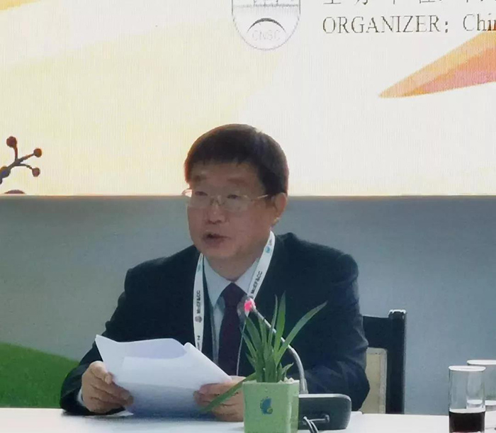 图片：国家林业和草原局荒漠化防治司司长孙国吉